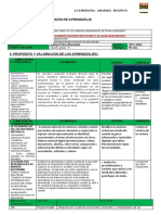 Sesión de Aprendizaje I. Datos Informativos:: I.E. "Javier Pulgar Vidal" La Esperanza - Amarilis - Huanuco