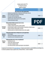 Tema Actividad Fecha de Entrega %