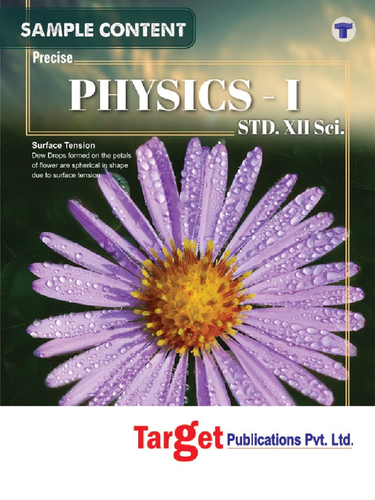 STD 12th Precise Physics 1 Notes Science MH Board | PDF | Surface ...
