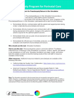 AHRQ Safety Program For Perinatal Care: Sample Scenario For Preeclampsia/Seizure in Situ Simulation