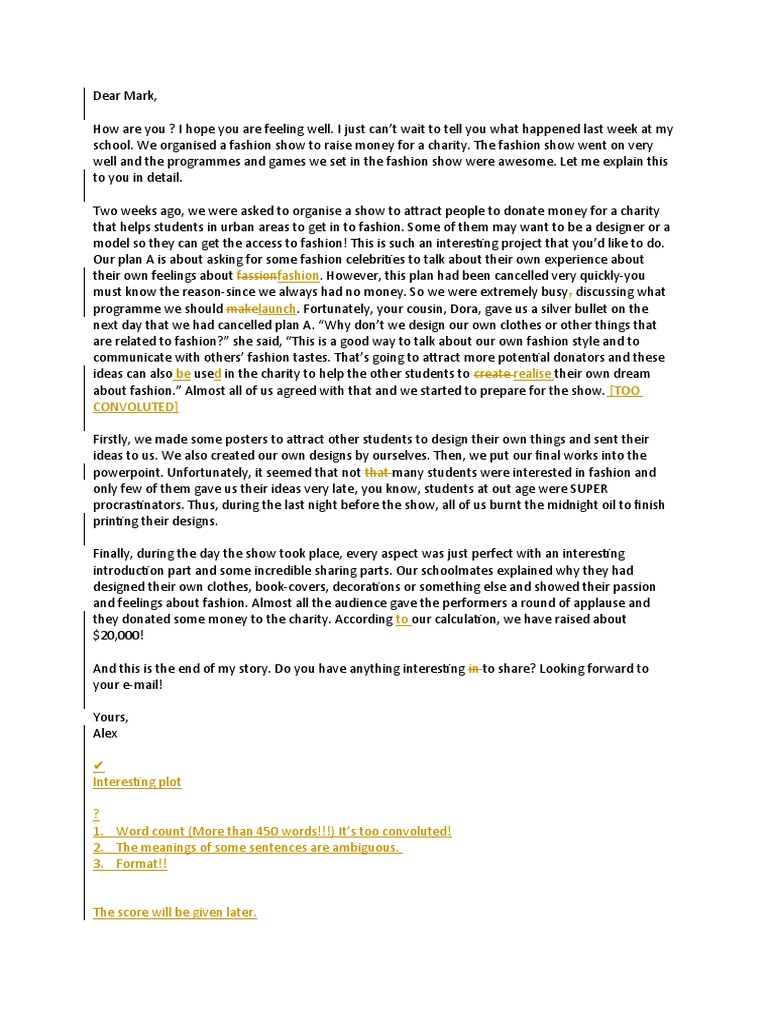 E-Mail (Fashion Show) | PDF