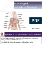 Anatomie en Fysiologie II: Orgaananatomie en Fysiologie: Mevr. Lefevre E