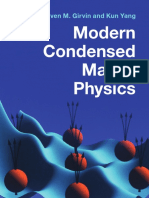 Modern Condensed Matter Physics: Steven M. Girvin and Kun Yang