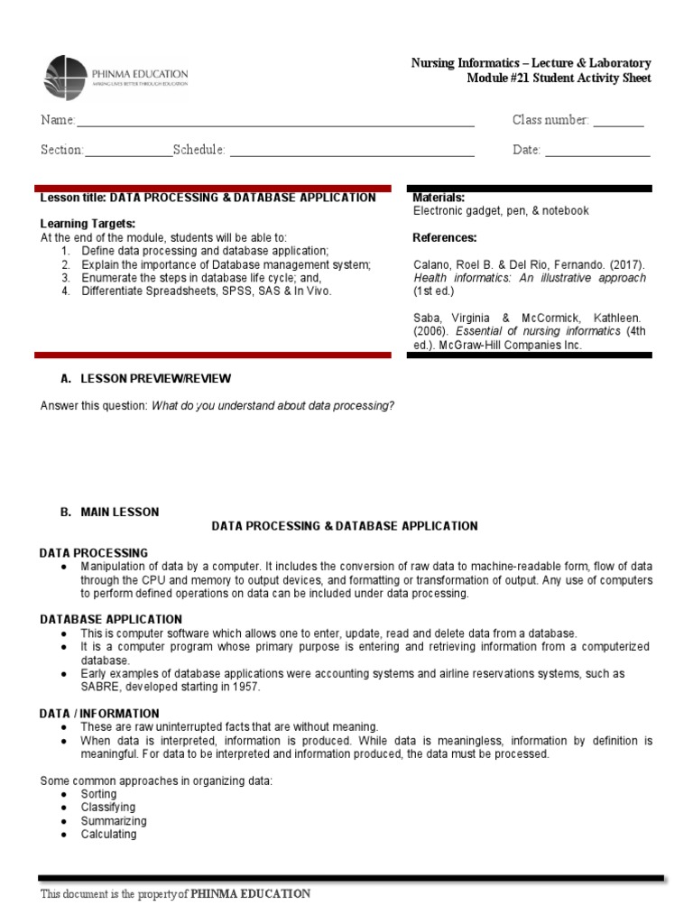 Jonah marindoque balicoco sas 21 nursing informaticsfinal pdf