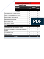 Matriz de Evaluación de Factores Internos (EFI) Fragaria Company