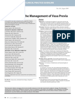 Management of Vasa Previa