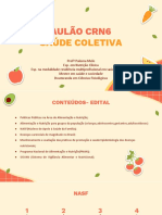 AULÃO CRN6 sobre políticas públicas e saúde coletiva