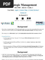 Strategic Management: MGT 5005 - 2022-24 - Credits: 3 Case Study