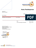 Nota Pembayaran: Kepada /yth. MTSN 1 Purwakarta Tanggal Invoice: 03 November 2022 Rincian Pembayaran