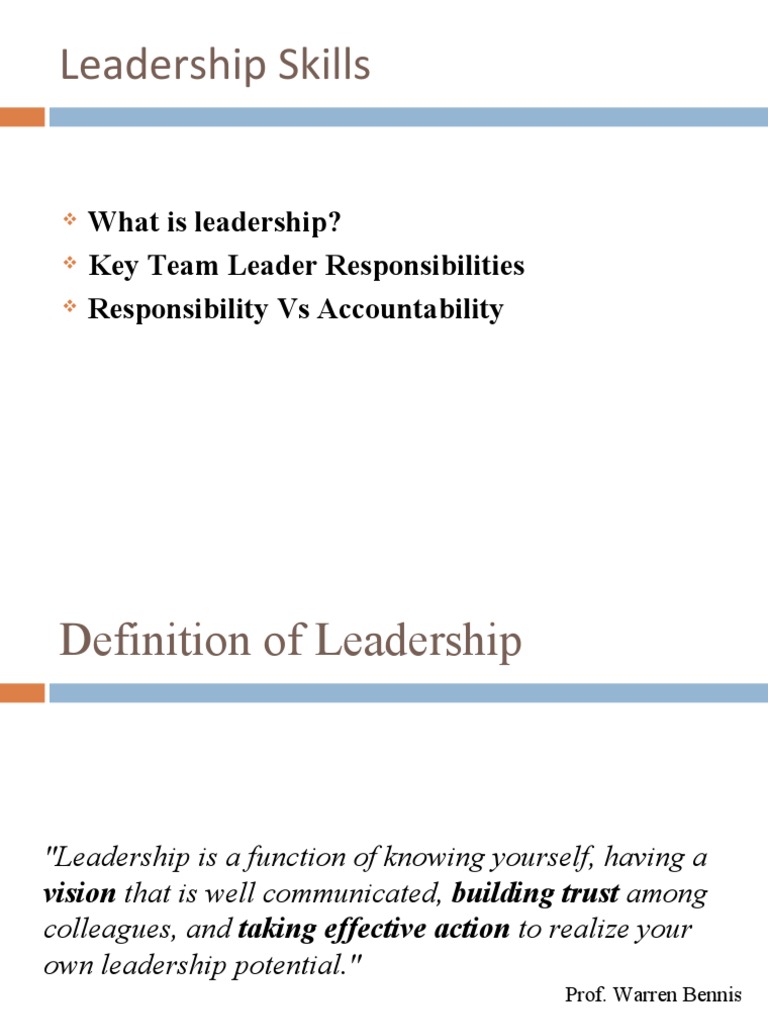 Leadership Skills PDF