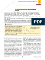 Novel Cephalosporins Selectively Active On Nonreplicating Mycobacterium Tuberculosis