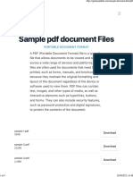 Sample PDF Document Files