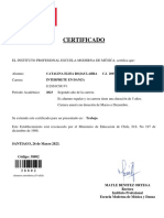 Certificado Alumno Regular