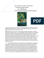 Review Buku Ecology Economy Equity: Sebuah Upaya Penyeimbangan Ekologi Dan Ekonomi