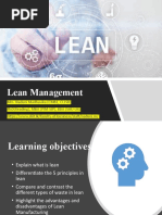 Introduction To Lean Management