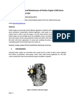 Prognosis of Repair and Maintenance of Perkins Engine 1100 Series