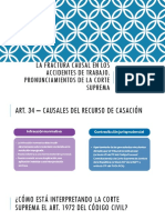 La Fractura Causal en La Responsabilidad Civil Laboral