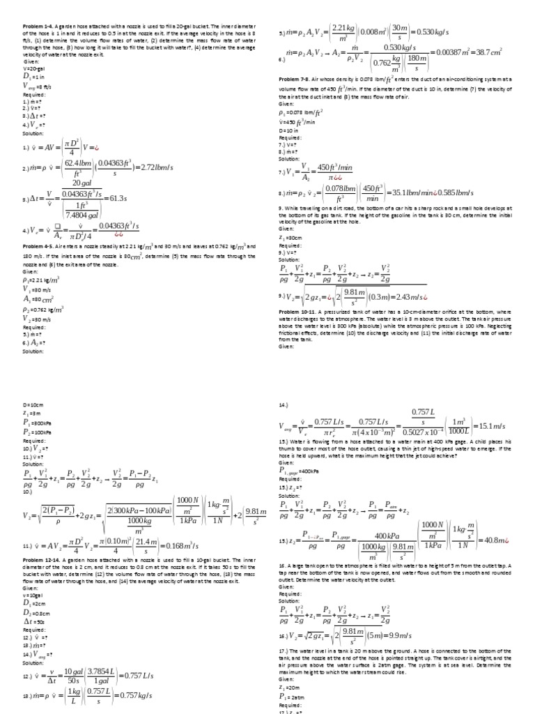 C5 Solutions | PDF | Flow Measurement | Pressure