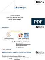 Antibiotherapy: F-Xavier Lescure Infectious Dieases Specialist Bichat Hospital, Paris