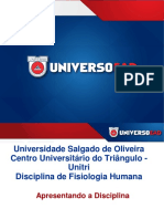 Fisiologia Humana: Apresentando a Disciplina na Universidade Salgado de Oliveira