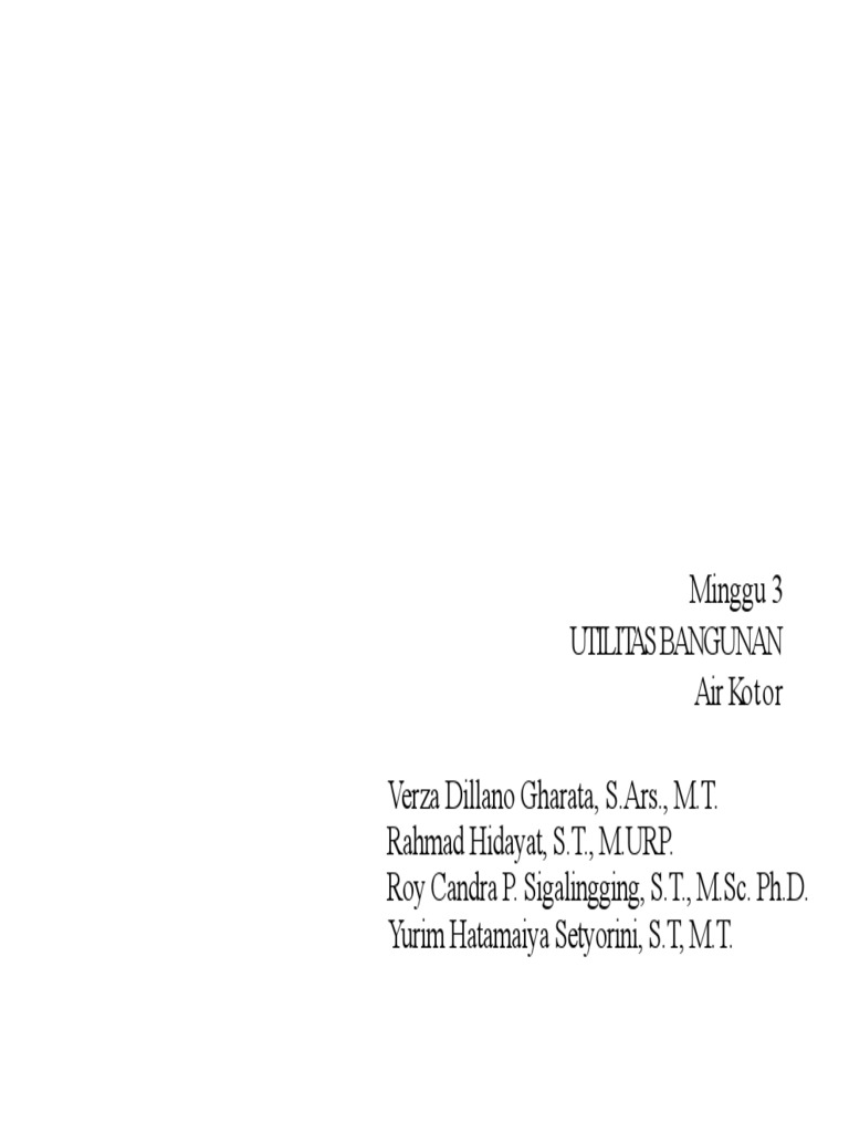 Minggu 3 air kotor dan air bekas pdf griya taman sains matematika