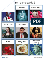 Who Am I Game Cards PDF 2