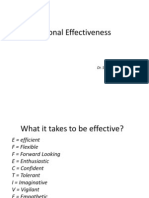 S 13F Personal Effectiveness