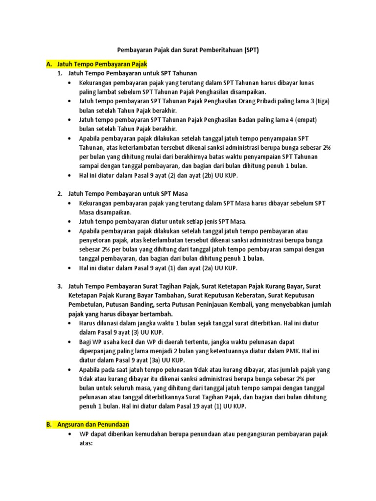 SAP Pembayaran Pajak Dan Surat Pemberitahuan PDF