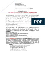 Cálculos de rendimento e fluxo de vapor em central térmica com ciclo Rankine regenerativo