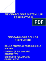 Fiziopatologia Sistemului Respirator Iii
