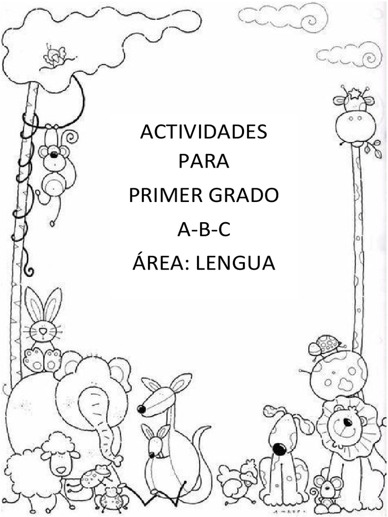 Actividades de Lengua para Primer Grado | PDF | Artes del Lenguaje y ...