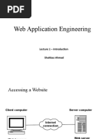 Web Application Engineering: Lecture 1 - Introduction Shahbaz Ahmad