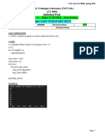 Lab. No: 4, Date: 17/02/2023, Day:Friday Topic: List-Tuple-Set-Dict