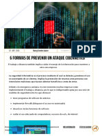 6 Formas de Prevenir Un Ataque Cibernético