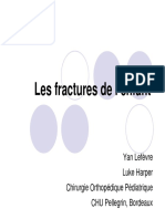 Les Fractures de L'enfant: Yan Lefèvre Luke Harper Chirurgie Orthopédique Pédiatrique CHU Pellegrin, Bordeaux