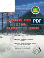 UN Niversida Ad Técnic Ca de Oru URO: F Facultad U D de Arqu Urbanism Uitectura MO AY