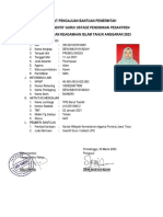 Surat Pengajuan Dewi Musyayadah