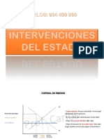 Control de precios, salarios mínimos, subsidios e impuestos