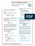 Razones Y Proporciones: Observación