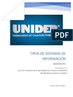 Tipos de Sistemas de Informacion: Sera Un Resumen de Lo Aprendido en El Recurso Didáctico de Diferentes Puntos A Analizar