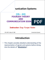 Fourier Transform & Communication Signals