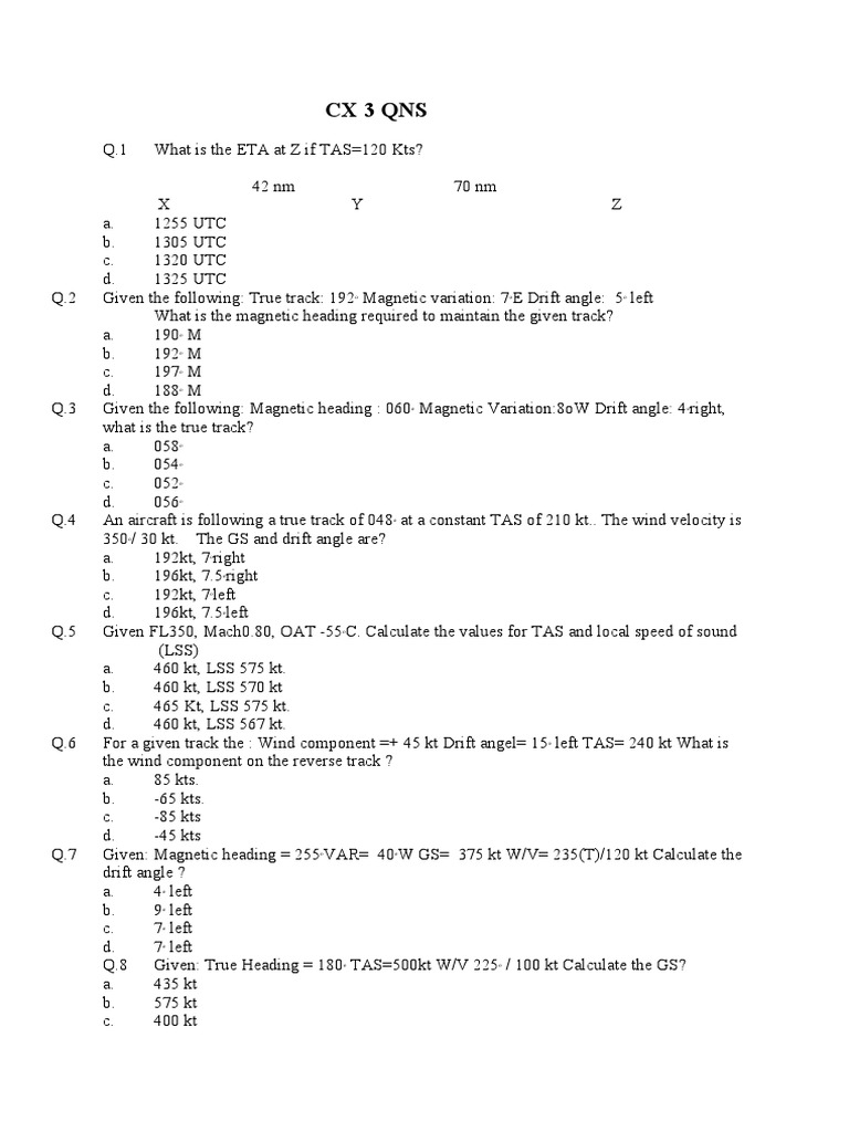 CX 3 QNS | PDF