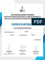 Valdivia Dominguez Mariangeles: Aplicador El 13/11/2021 Huanuco