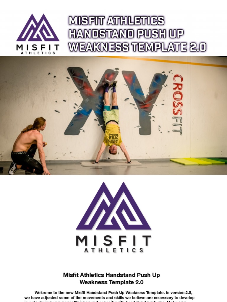 Misfit Athletics HSPU Training Guide | PDF | Shoulder | Arm