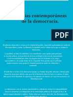 Teorías Contemporáneas de La Democracia