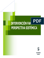 Intervención Familiar Perspectiva Sistémica