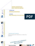 Control Estadístico de Calidad: Cartas de Control: Tema