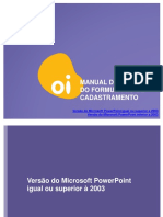 Manual de Utilizacao Do Formulario de Cadastramento