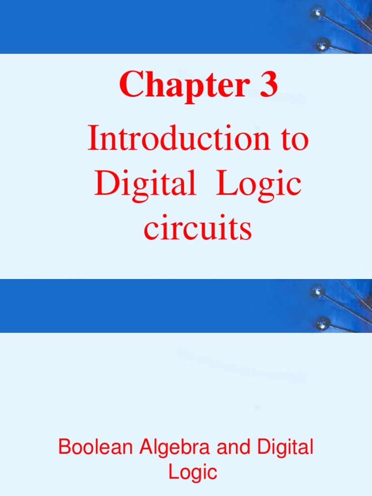 Introduction To Digital Logic Circuits Circuit Diagram