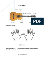 GUITARRA SESION 1 - LA Guitarra - Ejercicios y Maria Tiene Un Corderito